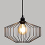 Voir la diapositive 2 : ATMOSPHERA Lampe Suspension en Métal  Azur  30cm Noir