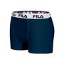 Voir la diapositive 3 : FILA Lot de 4 Boxers coton homme