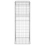 Voir la diapositive 5 : VIDAXL Poteaux a panier de gabion 2 pcs 50x50x140 cm Fer