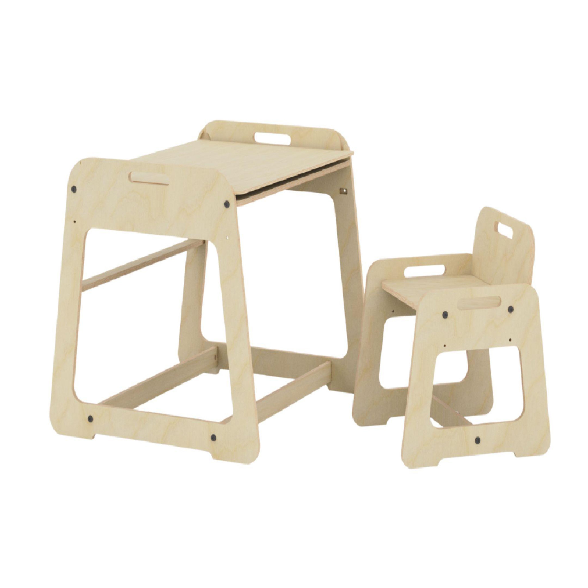 MAMATOYZ Bureau en bois avec chaise pour enfant MyTable