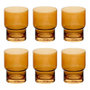 Voir la diapositive 1 : SECRET DE GOURMET Lot de 6 Gobelets Bas  Ella  30cl Ocre