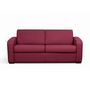 Voir la diapositive 2 : Canapé convertible système couchage express matelas 160x200 13cm 3 places en tissu  DYLAN 
