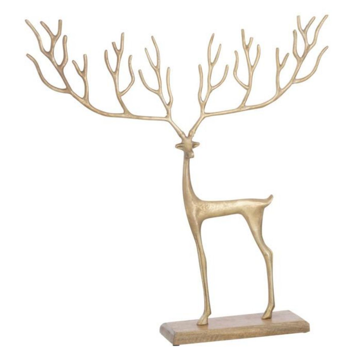 Paris Prix Statue Design sur Socle  Renne  59cm Or