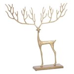 Paris Prix Statue Design sur Socle  Renne  59cm Or