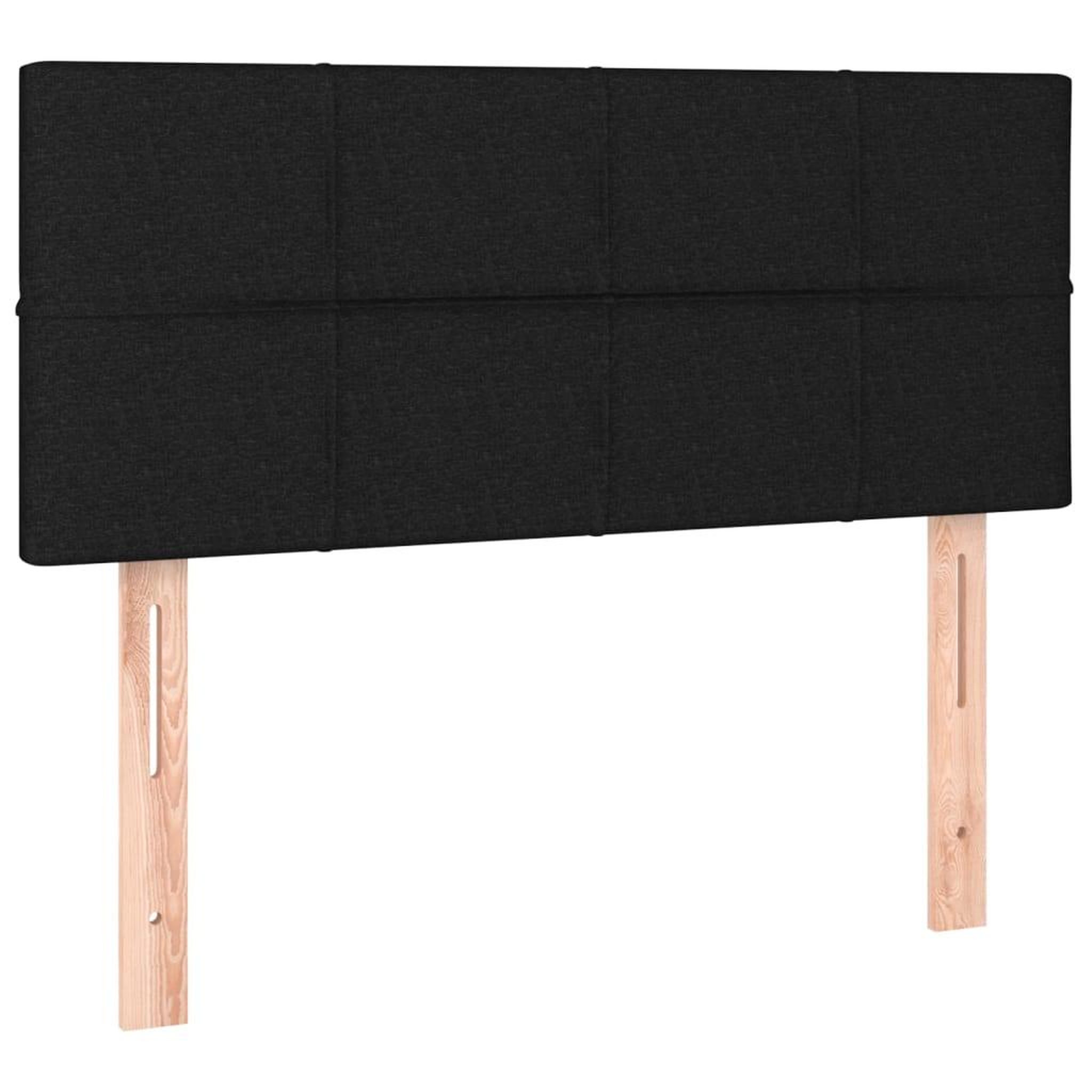 Voir la diapositive 2 : VIDAXL Tete de lit Noir 90x5x78/88 cm Tissu