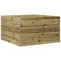 Voir la diapositive 2 : VIDAXL Jardiniere 80x80x45,5 cm bois de pin impregne