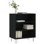 Voir la diapositive 3 : VIDAXL Buffet noir 57x35x70 cm bois d'ingenierie