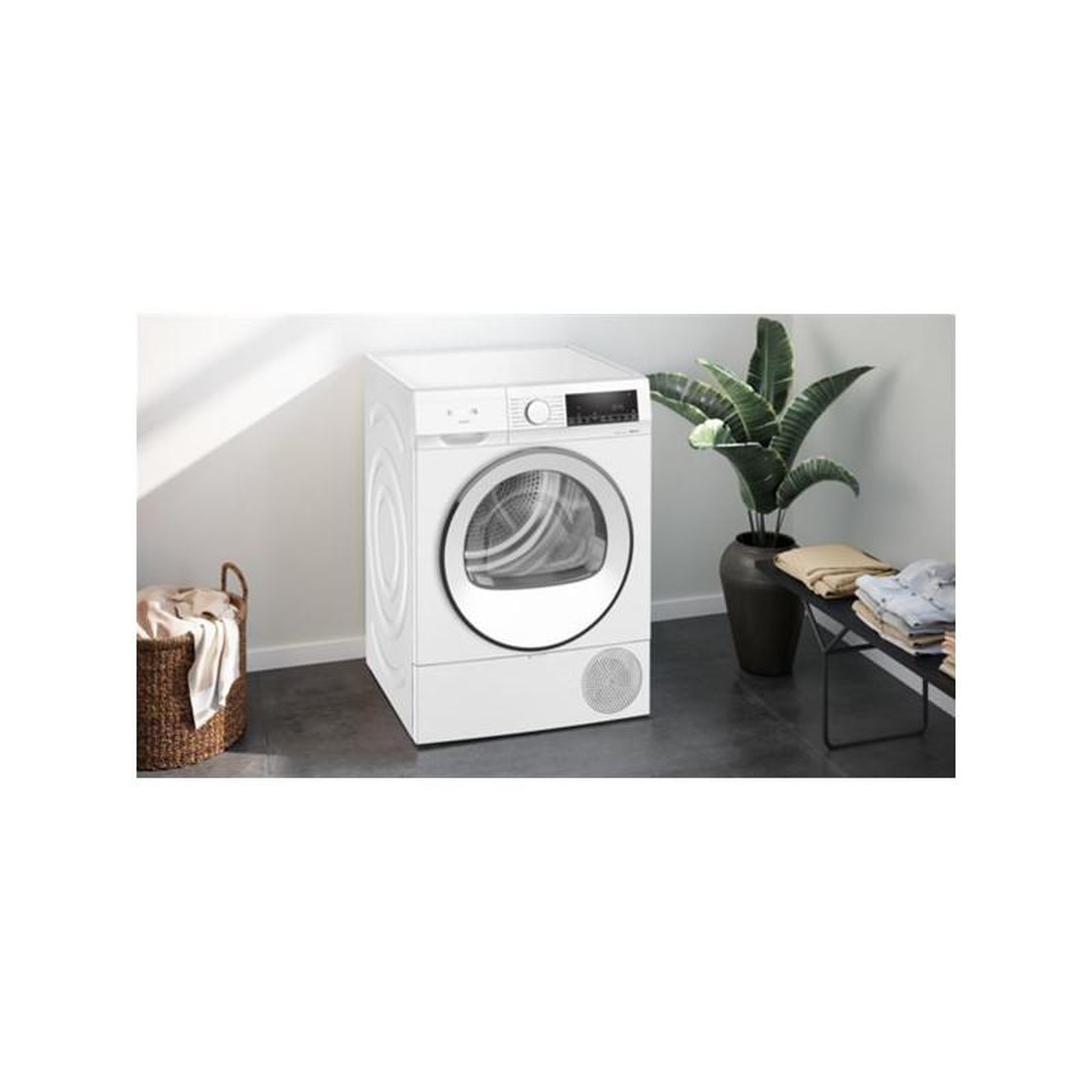 Voir la diapositive 5 : Siemens Sèche-linge pompe à chaleur à condensation 60cm 9kg blanc - wq42g20dfr