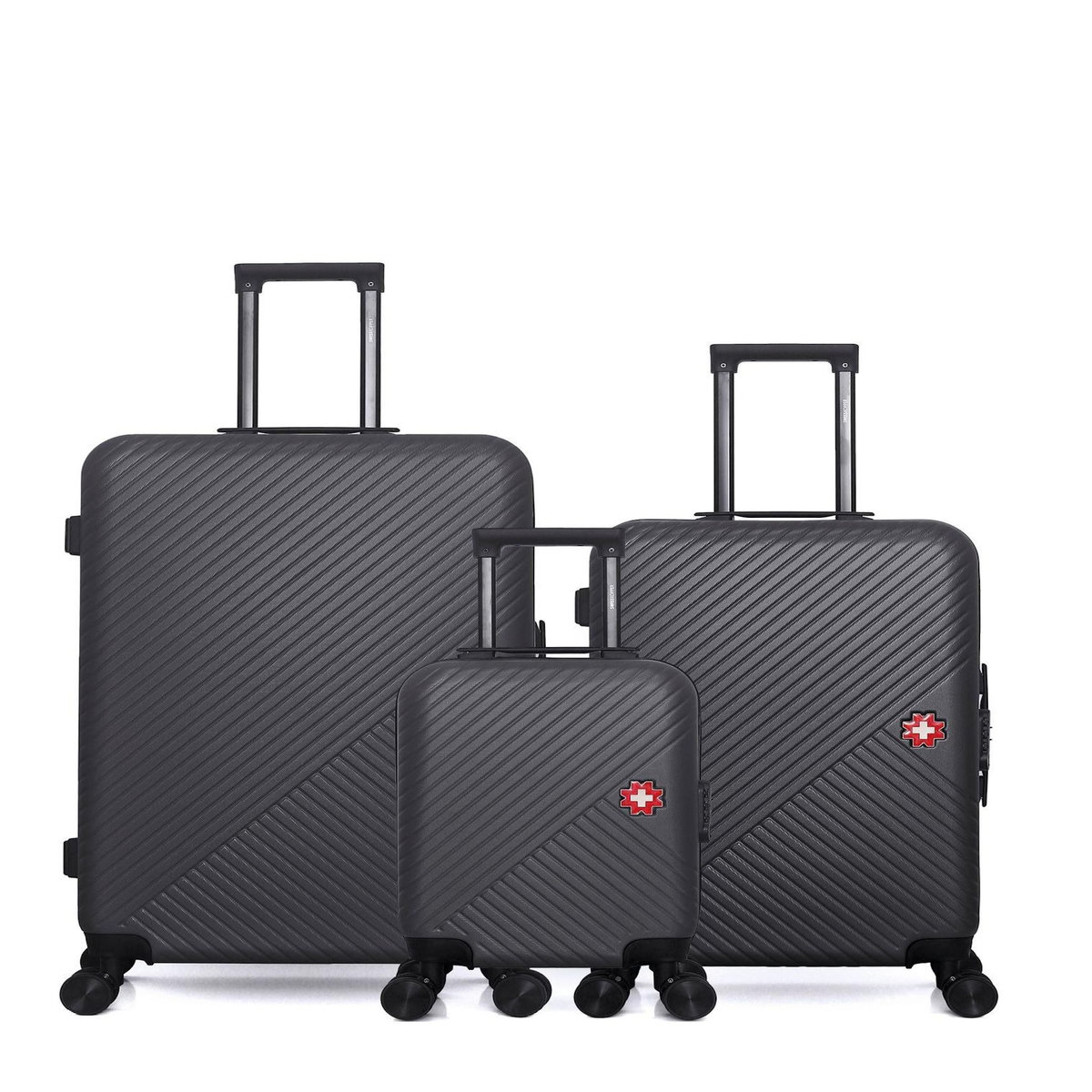 SWISS KOPPER SWISS KOPPER - LOT DE 3 - Valises grand format, weekend et cabine XXS SPIEZ