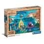 CLEMENTONI Puzzle 1000 pièces + poster :Disney Story Maps - La Petite Sirène