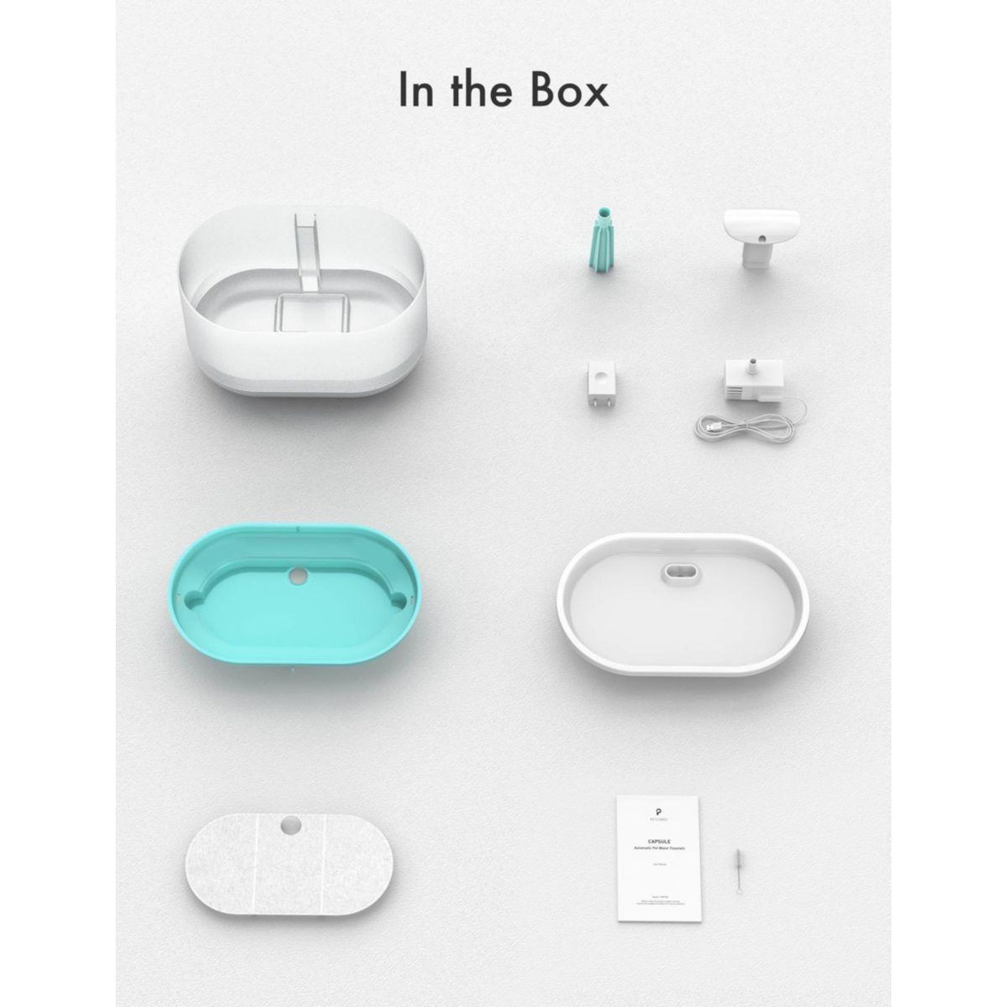Voir la diapositive 3 : PETLIBRO Fontaine à eau à capsule bleue plwf002