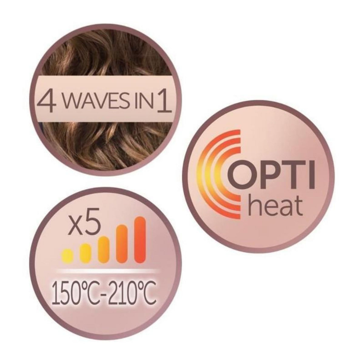 REMINGTON Fer à friser céramique rose - CI91AW