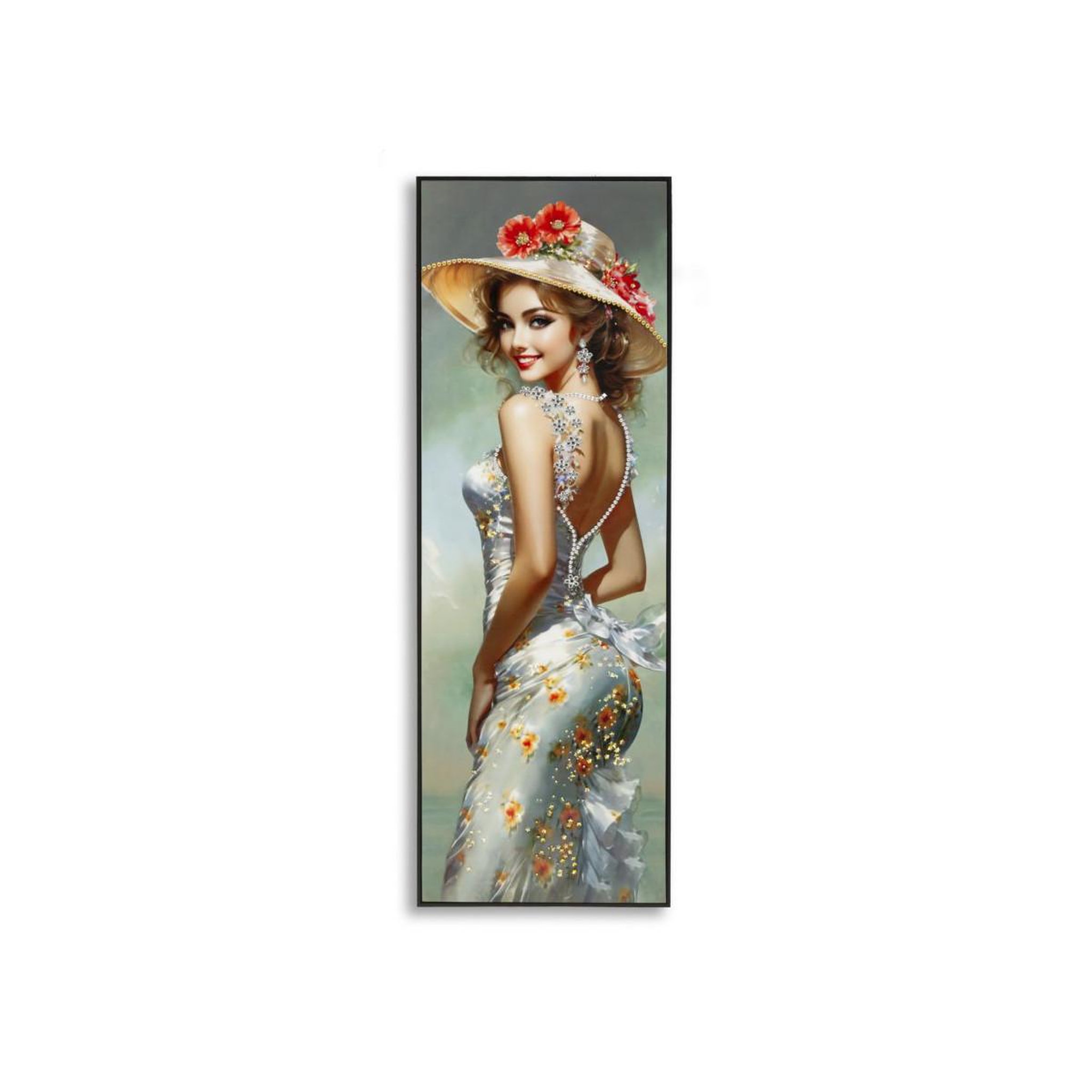Paris Prix Tableau peinture  elegant ii  52x152cm multicolore