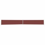 VIDAXL Auvent lateral retractable de patio 140x1200 cm Marron