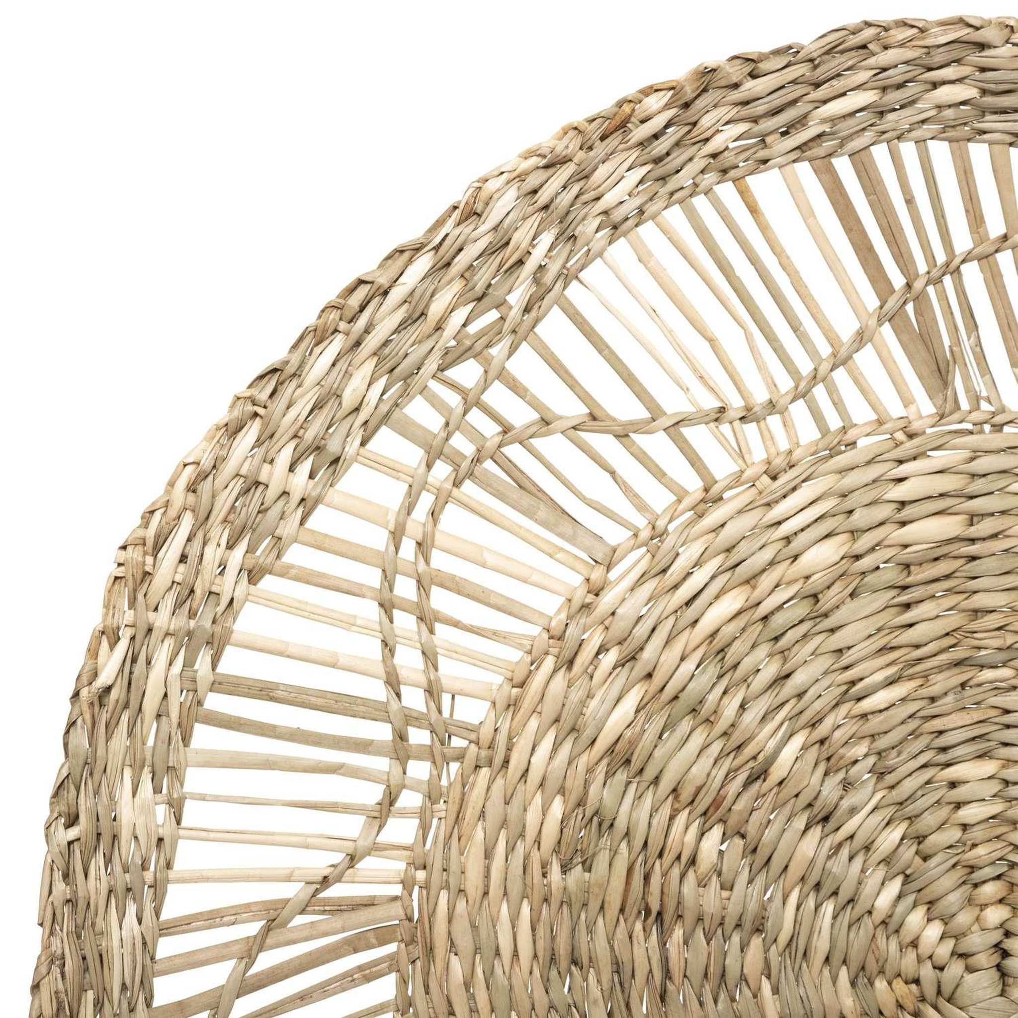 Voir la diapositive 6 : ATMOSPHERA Ensemble de 3 décorations murales en roseau - beige