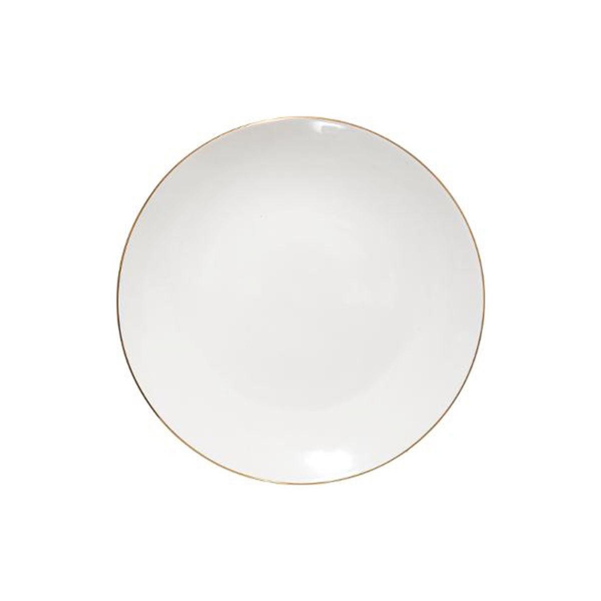 SECRET DE GOURMET Lot de 6 assiettes à dessert  petit salon  19cm blanc