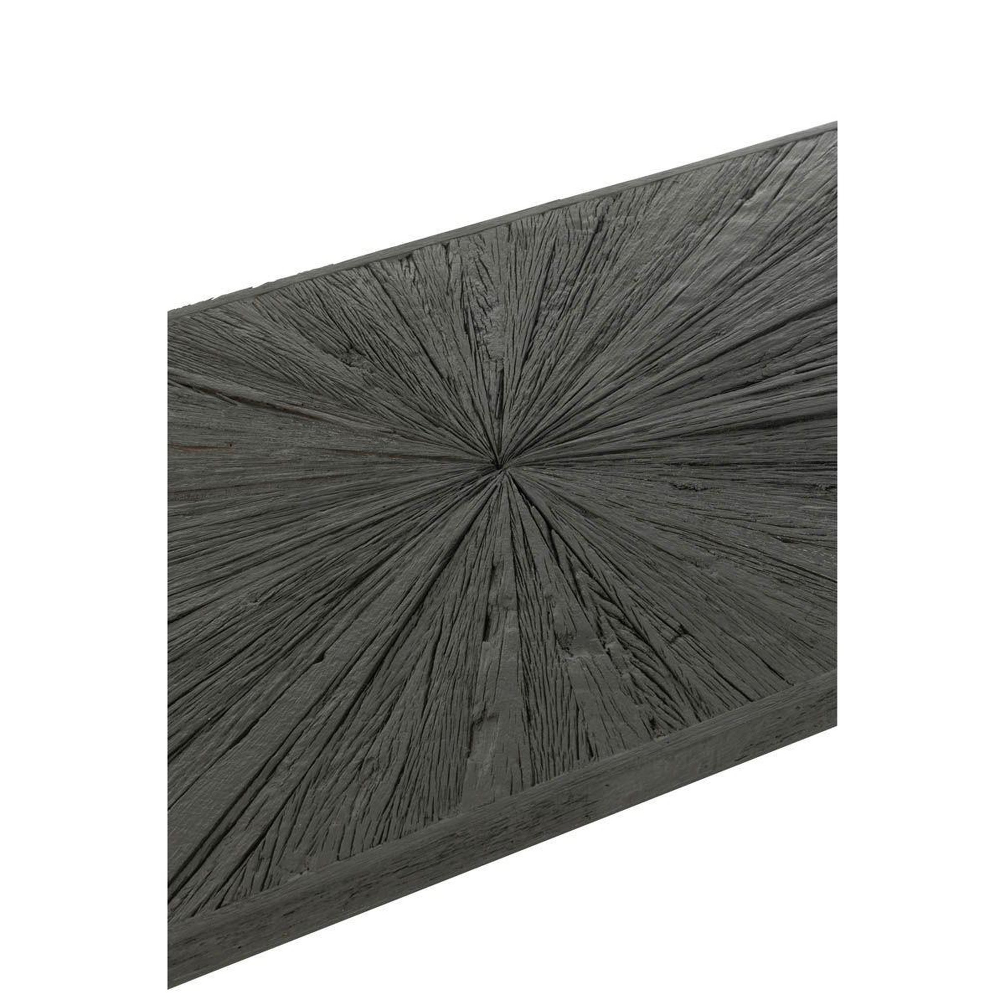 Voir la diapositive 5 : J-LINE Table basse en bois  shanil  120cm noir
