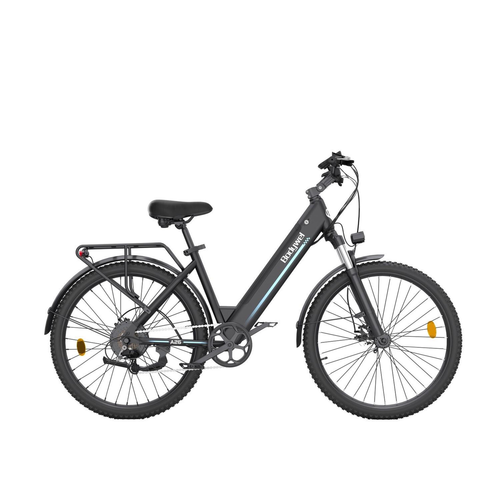 BODYWEL Vélo électrique bodywel a26 26  pour la ville. Coloris disponibles : Beige