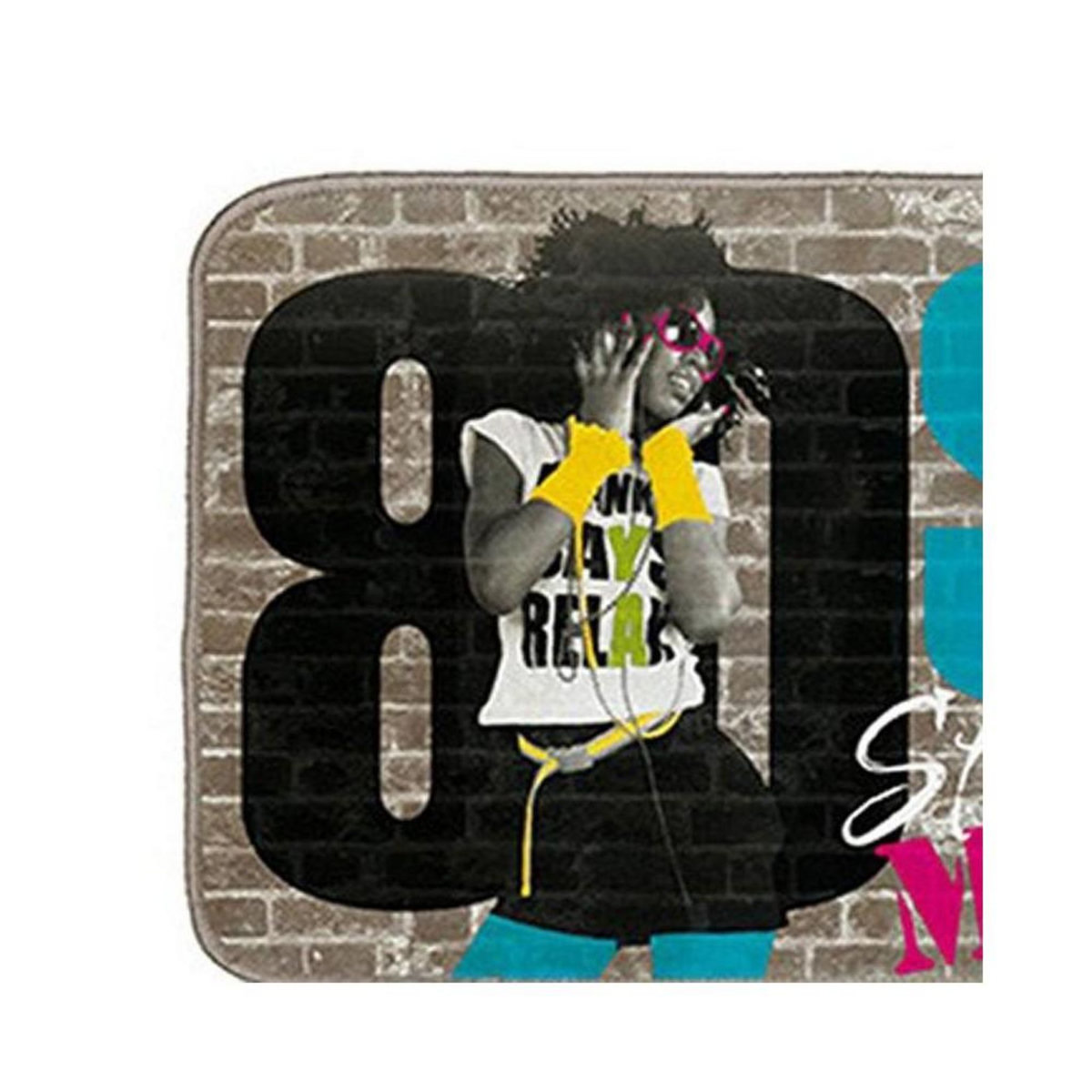 Douceur d'Intérieur Tapis déco imprimé 45x75cm STREET ART