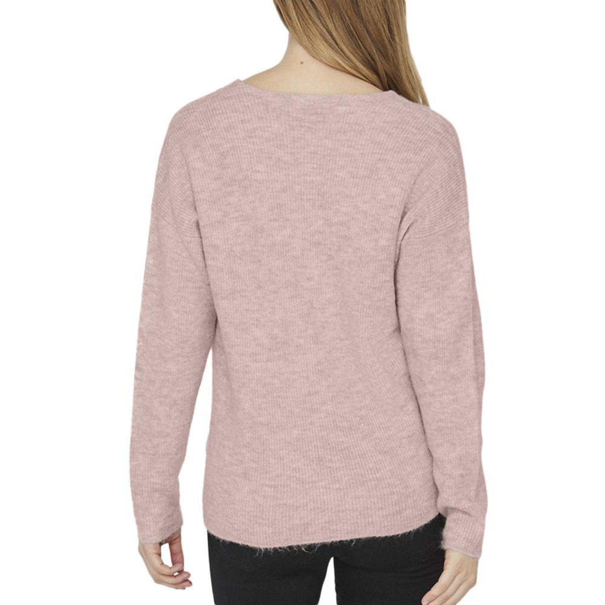 Voir la diapositive 2 : Vero Moda Pull Rose Femme Vero Moda Crew
