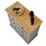 Voir la diapositive 5 : IDIMEX Commode TEQUILA, 3 tiroirs en pin massif style mexicain