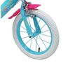 Voir la diapositive 4 : Vélo enfant - Modèle 16'' Fille  Princesse des Sables  pour enfant de 105 à 120 cm  avec stabilisateurs - Panier avant - Porte poupée arrière - 2 freins & Pneus gonflables
