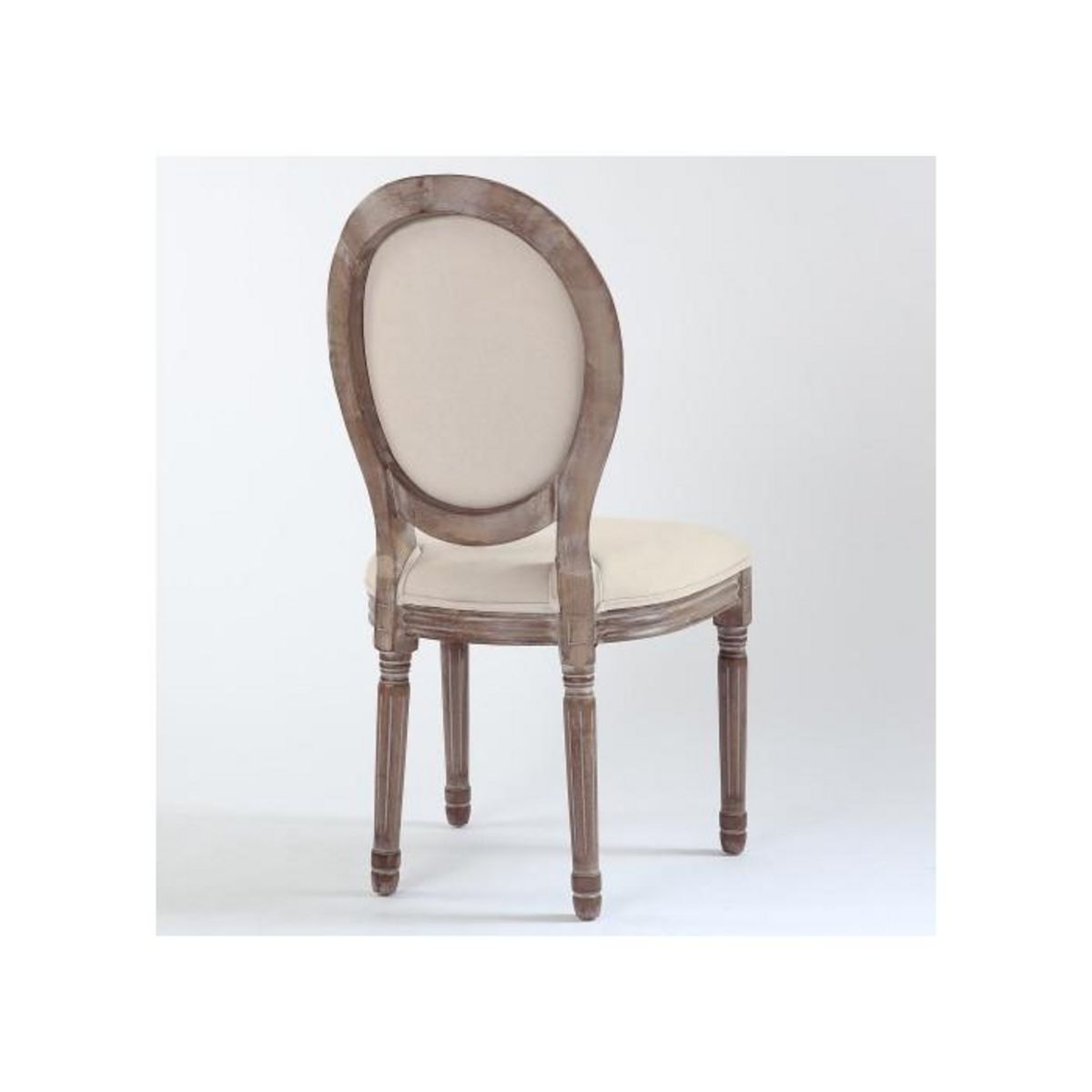 Paris Prix Lot de 20 Chaises Médaillon  Versailles  96cm Beige