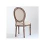 Voir la diapositive 5 : Paris Prix Lot de 20 Chaises Médaillon  Versailles  96cm Beige