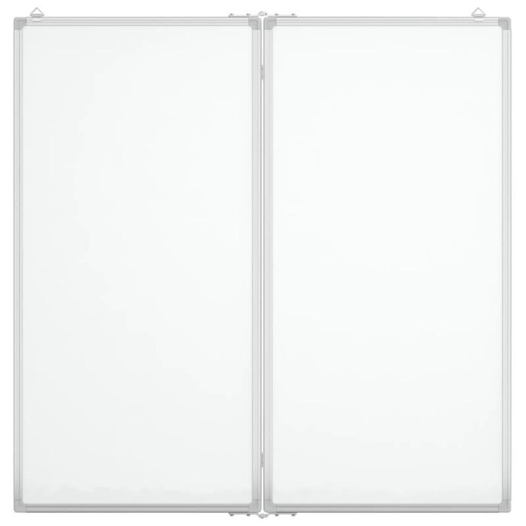 Voir la diapositive 3 : VIDAXL Tableau blanc magnétique pliable 100x100x1,7 cm aluminium