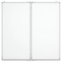 Voir la diapositive 3 : VIDAXL Tableau blanc magnétique pliable 100x100x1,7 cm aluminium