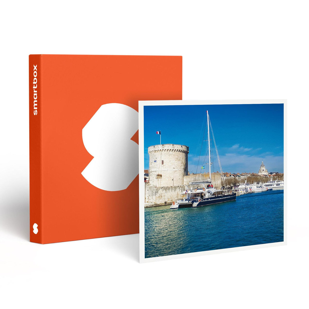 Smartbox Croisière en catamaran au coucher du soleil pour 2 adultes et 2 enfants à La Rochelle - Coffret Cadeau Sport & Aventure