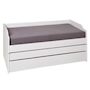 Voir la diapositive 1 : INTERLINK Lit gigogne LOTAR 90x200 blanc