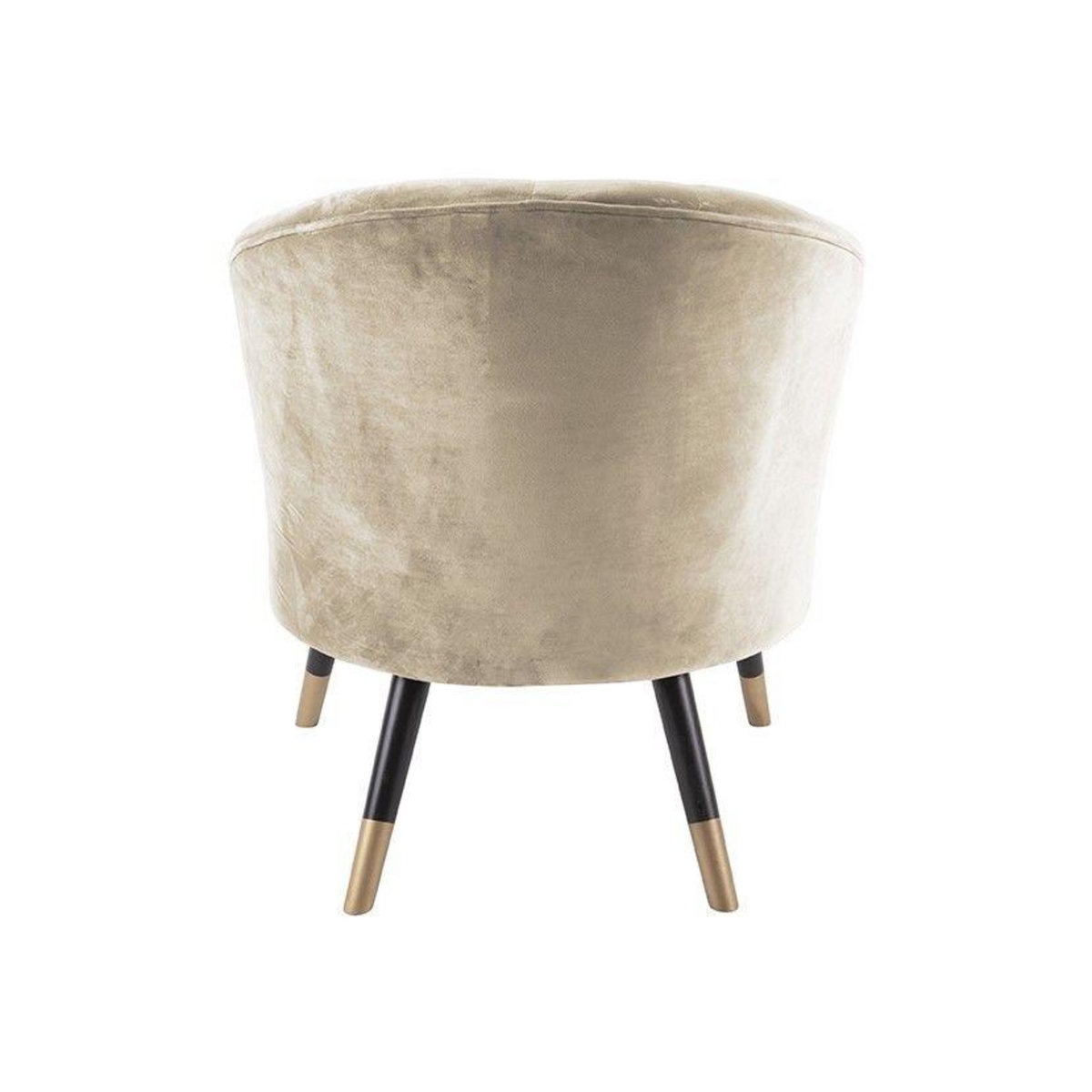 Leitmotiv Fauteuil 1 place en polyester effet velours