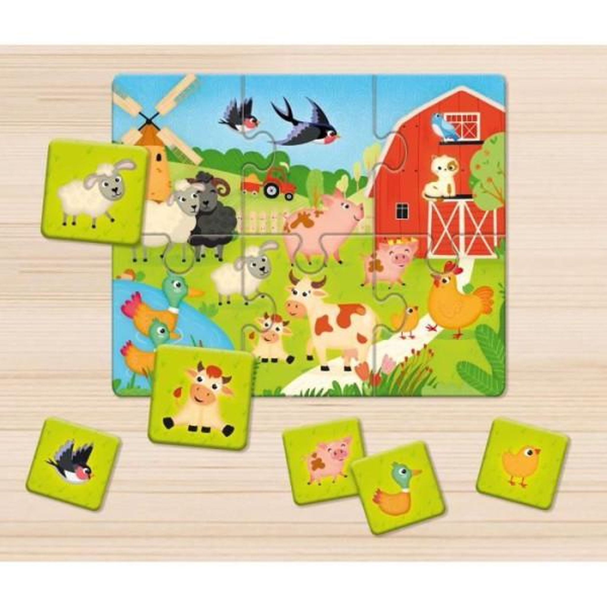 Voir la diapositive 4 : LISCIANI GIOCHI Jeu d'Association - CAROTINA BABY - Découverte des animaux