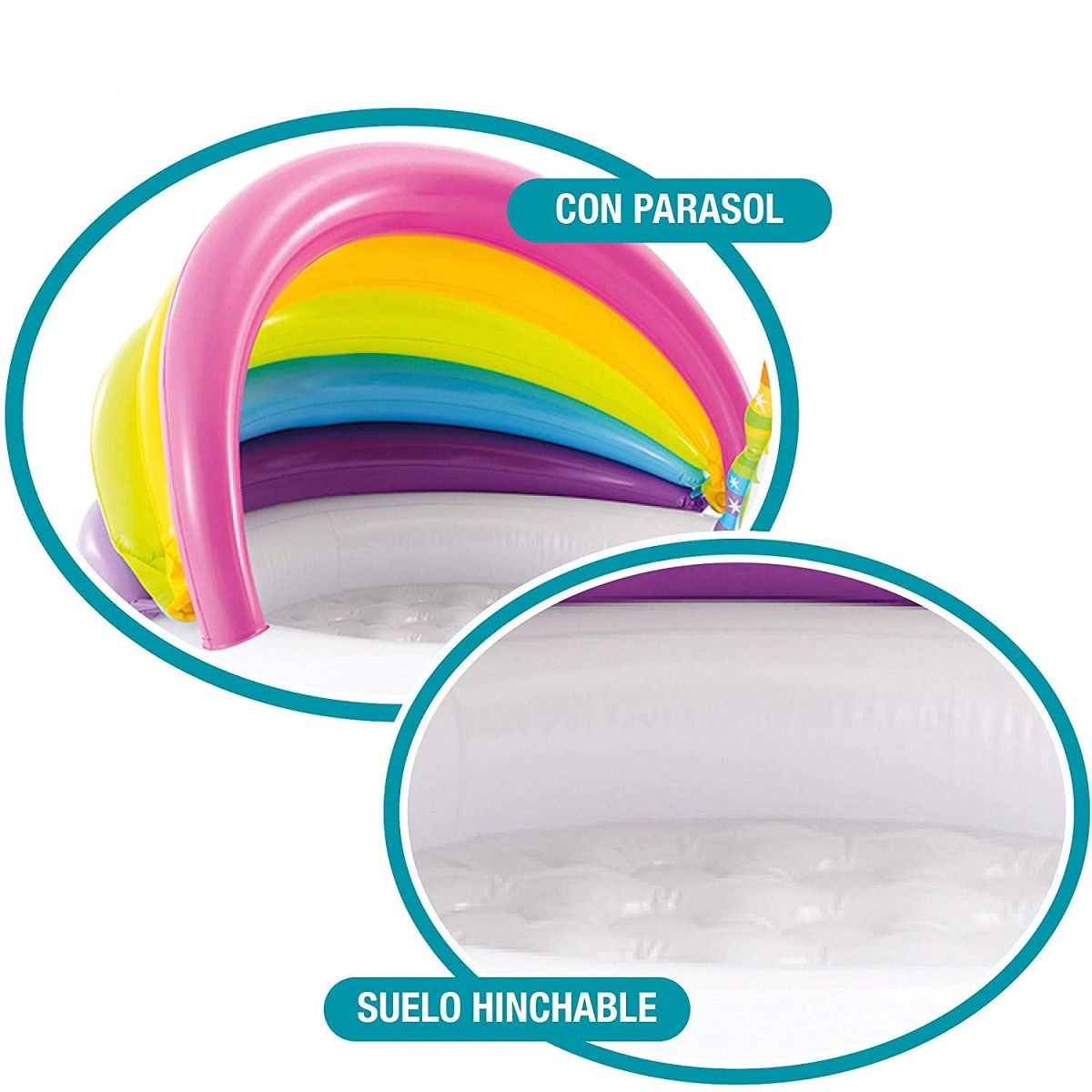 INTEX Piscine Licorne pour bébé 