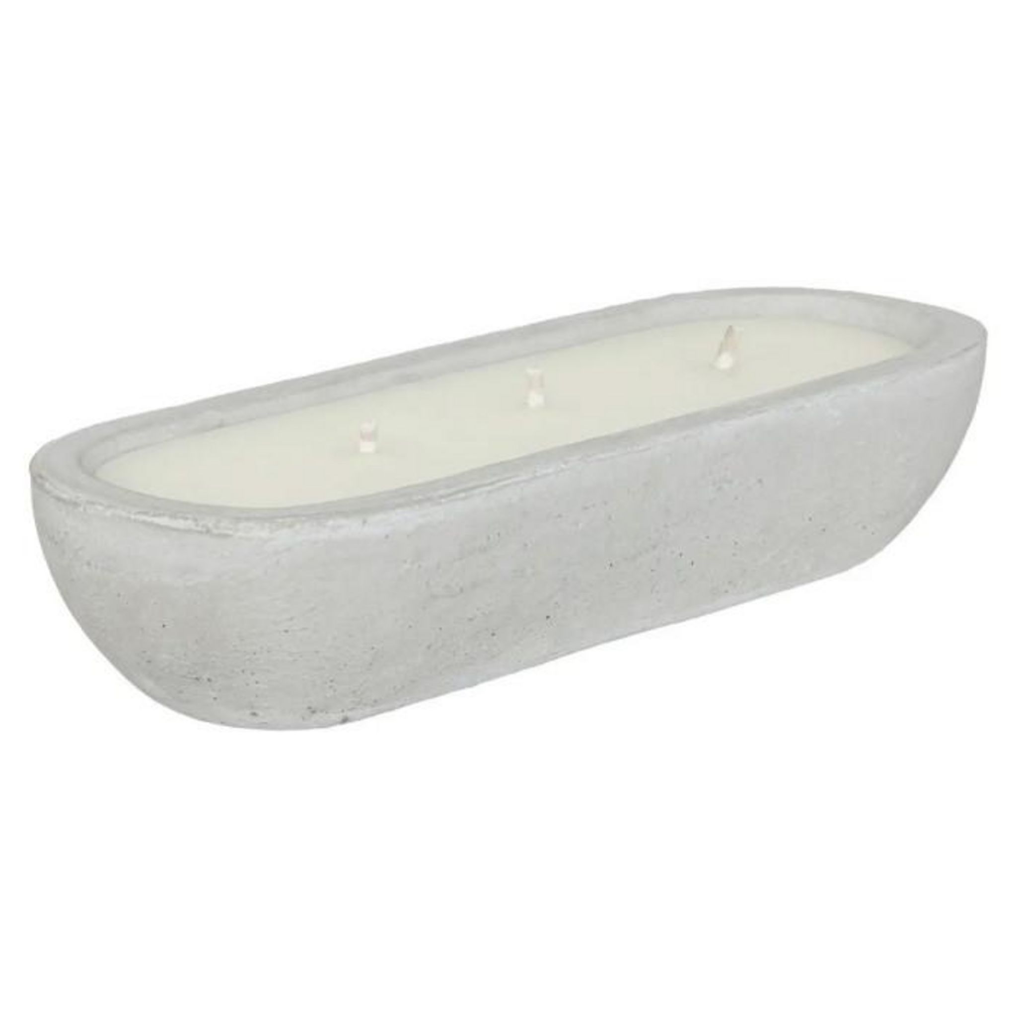 LE COMPTOIR De La Atmosphera - Bougie Rustique - 3 Mèches - Blanc - 3kg Atmosphera - Bougie Blanc - 110g Black