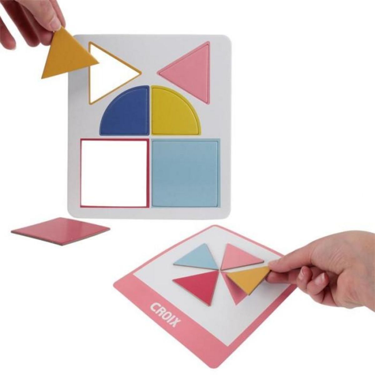 Paris Prix Jeu de 10 Cartes Éducatives  J'apprends les Formes  19cm Multicolore