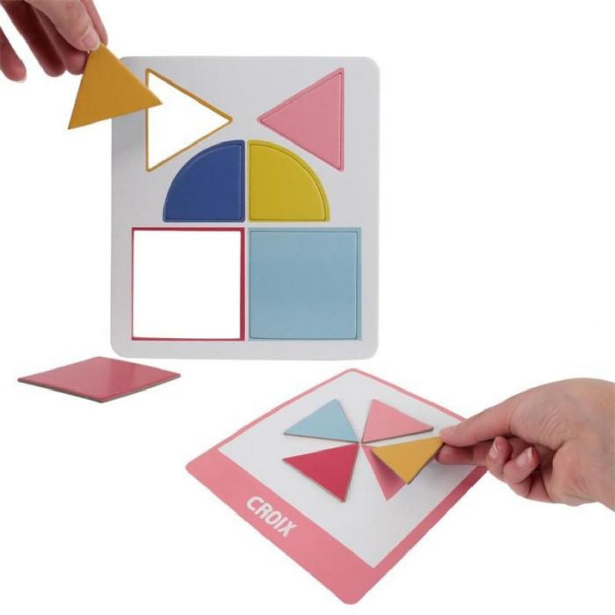 Paris Prix Jeu de 10 Cartes Éducatives  J'apprends les Formes  19cm Multicolore