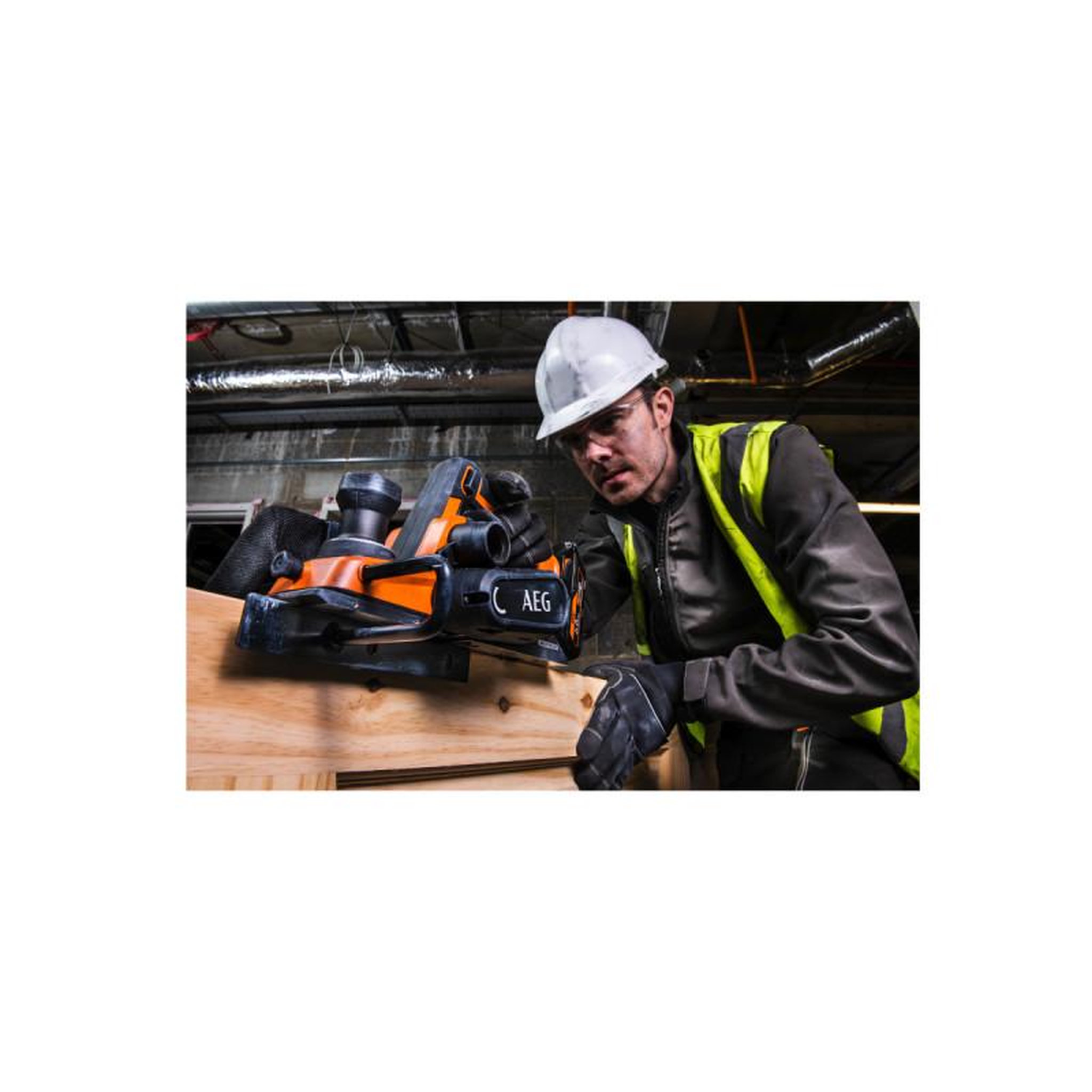 Voir la diapositive 3 : AEG Pack aeg rabot - bho18bl-0 - 18v brushless - 82mm - 1 batterie 2.0ah - 1 chargeur - setl1820s