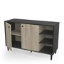 Voir la diapositive 3 : Buffet 2 portes 3 niches L110cm SMART