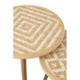 Voir la diapositive 3 : Paris Prix Lot de 3 Tables d'Appoint Gigognes  Baudoin  55cm Naturel