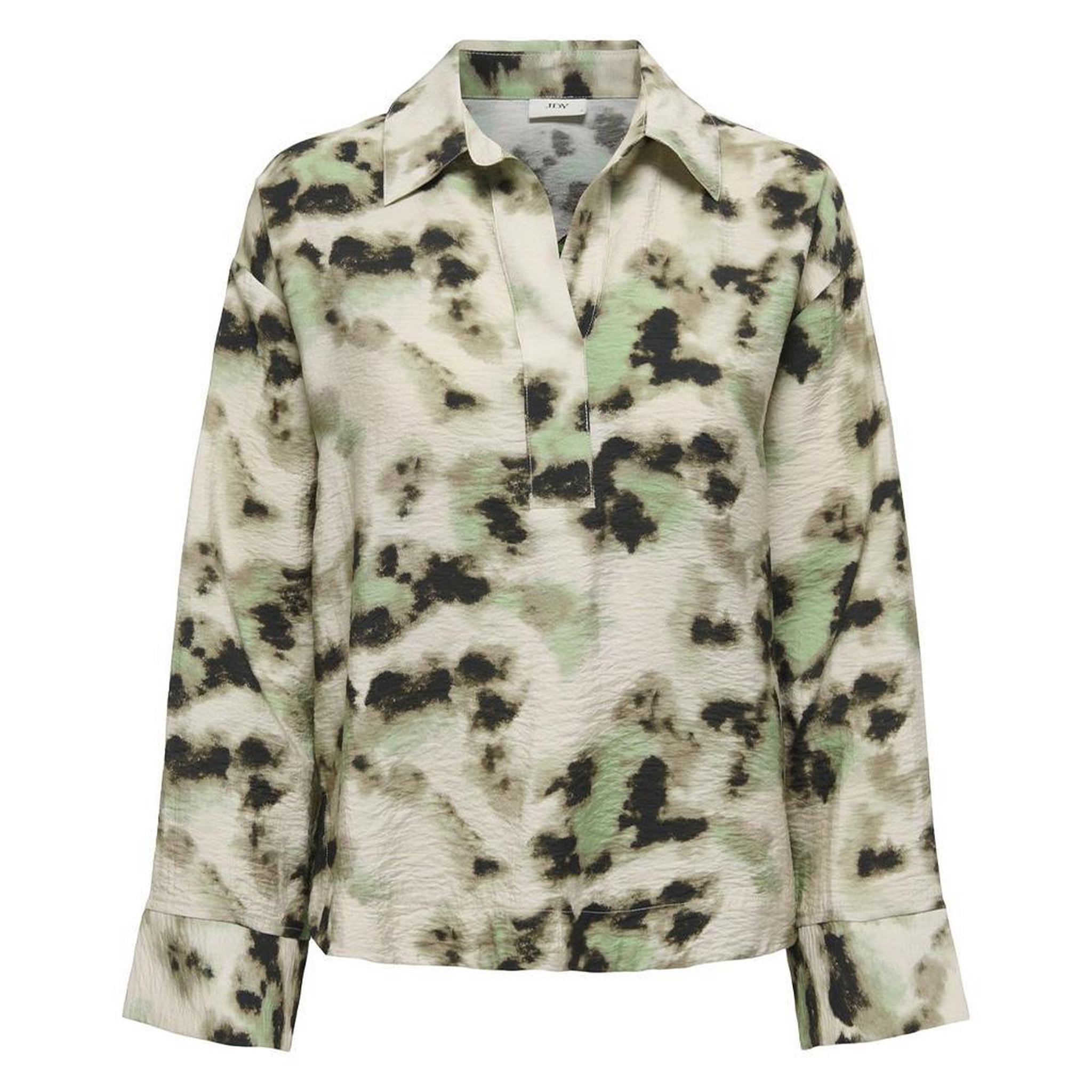 Voir la diapositive 1 : JACQUELINE DE YONG Blouse Beige/Vert/Noir Femme JDY Millie