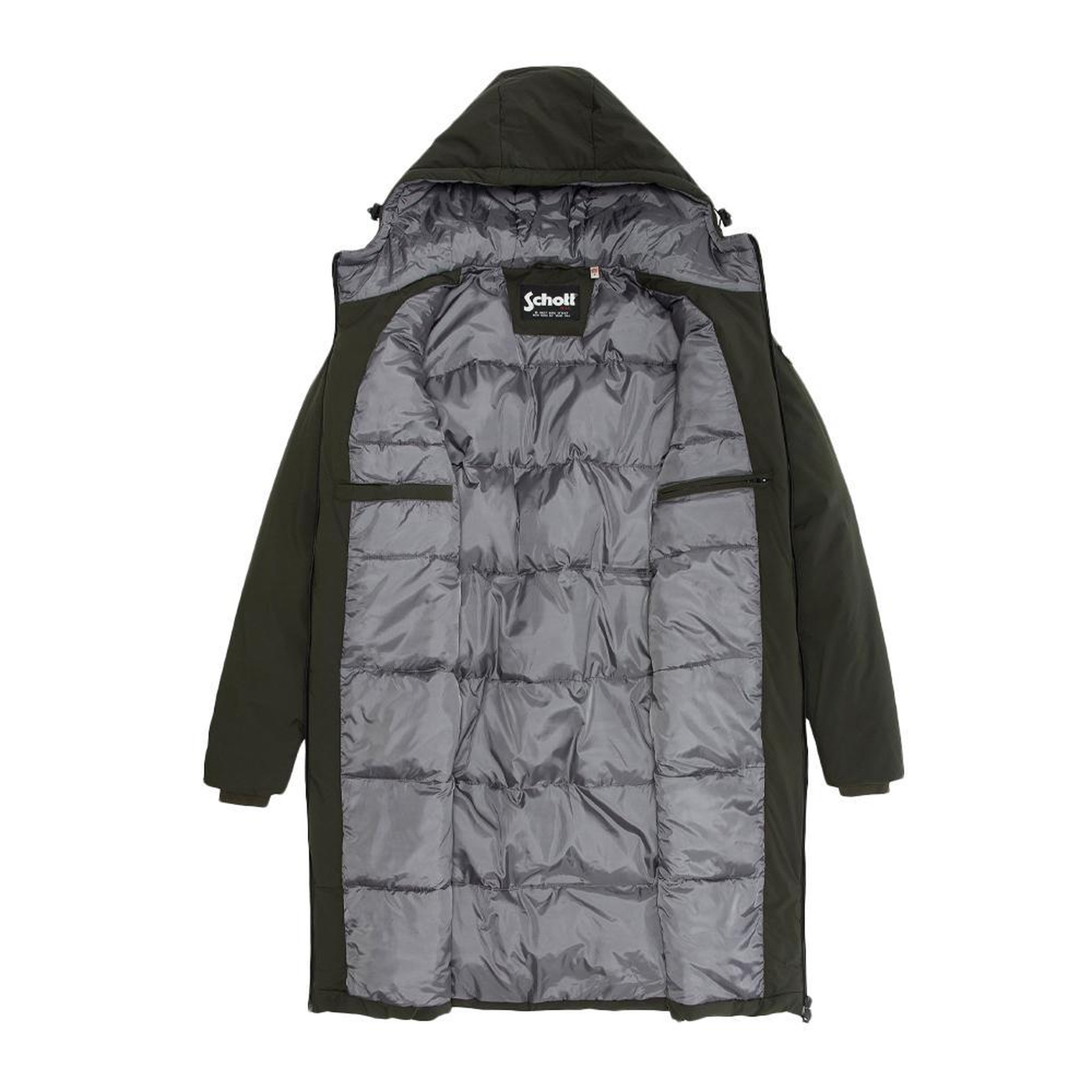 Voir la diapositive 4 : Schott Parka Kaki Homme Schott FARGO