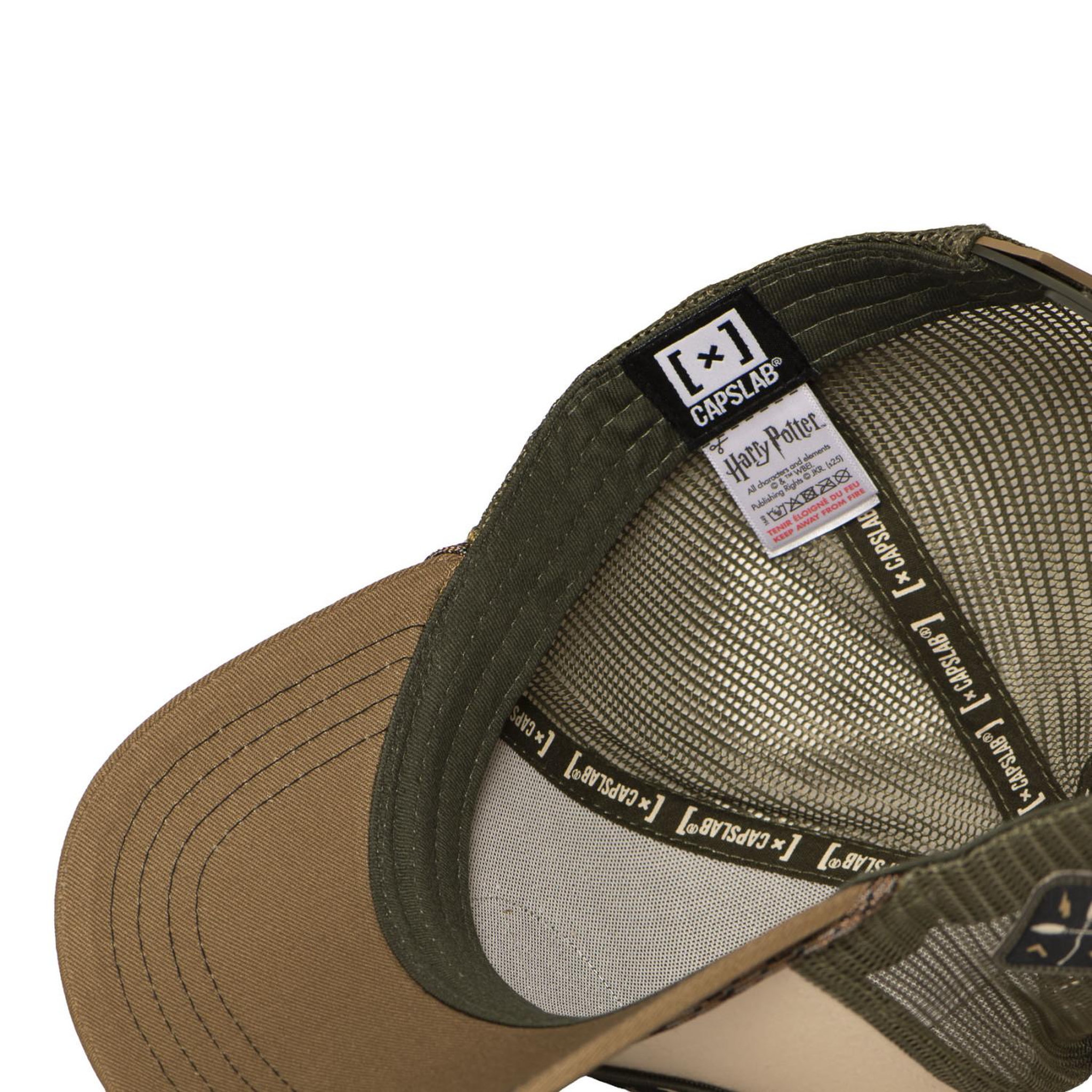 Voir la diapositive 6 : CAPSLAB Casquette trucker premium avec filet et patch Harry Potter Flying2