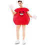 Voir la diapositive 2 : EURO CARNAVALES Déguisement Bonbon Rouge - Adulte - M/L