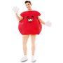 Voir la diapositive 2 : EURO CARNAVALES Déguisement Bonbon Rouge - Adulte - M/L