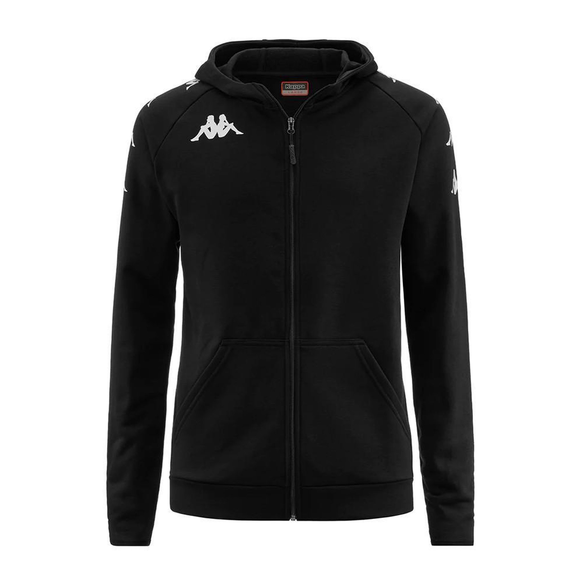 Voir la diapositive 1 : KAPPA Sweat Zippé Noir Garçon Kappa Divieto