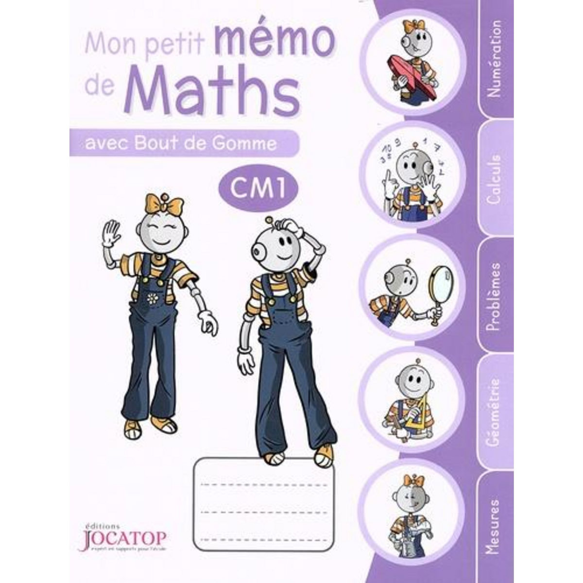 MON PETIT MEMO DE MATHS AVEC BOUT DE GOMME CM1, Lefèvre Laurence