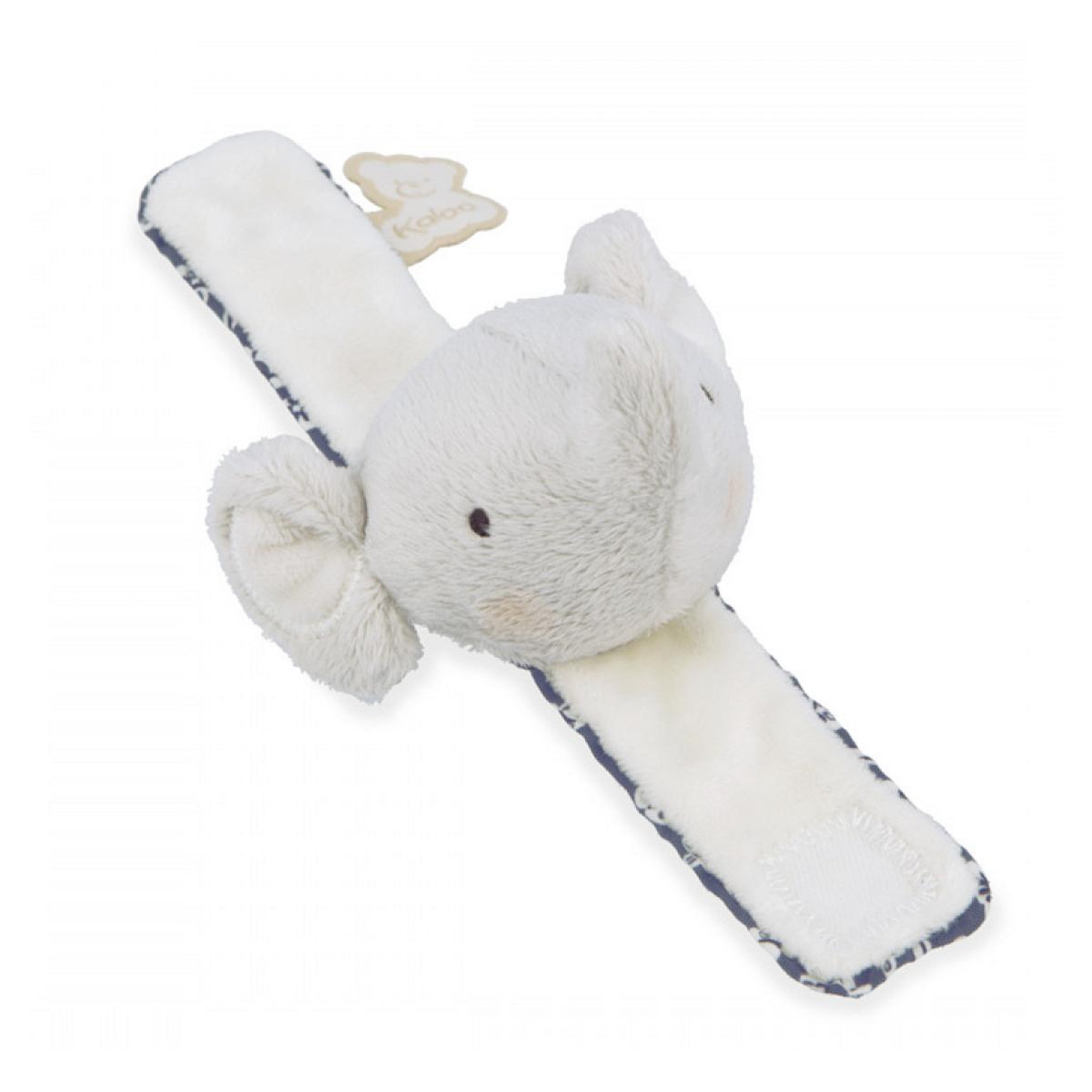 Voir la diapositive 3 : Kaloo Coffret chaussons et bracelet sonore elephant -
