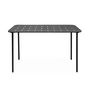 Voir la diapositive 5 : SWEEEK Table de jardin métal 4 places, Amelia L 120 x 70 x 72,5cm